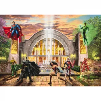 Thomas Kinkade Studios: DC Justice League - Hall Of Justice, pusle 1000 tk