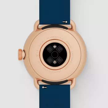 Withings ScanWatch 2 - kell EKG, pulsi, SpO2, aktiivsuse ja une jälgimisega (38 mm, sinine roosakuld)