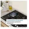 Sisseehitatud gaasipliit Bosch PPP6A2I40, 4 tsooni, malmist restid, must, 590×520×54 mm, pöördnupu juhtimine