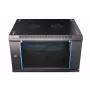 Seinale paigaldatav rack Extralink 6U 600x600 Must