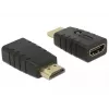 Adapter HDMI (pistik) > HDMI (pesa), EDID-emulaator (must)