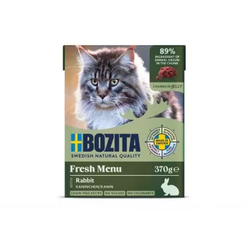 BOZITA Rabbit in Jelly - märg kassitoit - 370g