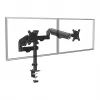 Maclean 2 monitori alus, gaasvedru, 17-32, 2-10kg, must, MC-136