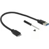 SSD-korpus DeLOCK 42594 Must Hõbedane M.2