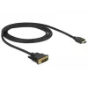 Videokaabli adapter DeLOCK 85582 1 m HDMI tüüp A DVI-D must
