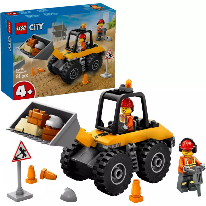 LEGO City 60450 Kollane ratastega laadur