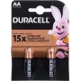 Duracell Basic MN1500 AA leelispatareid, blisterpakendis 2 tk