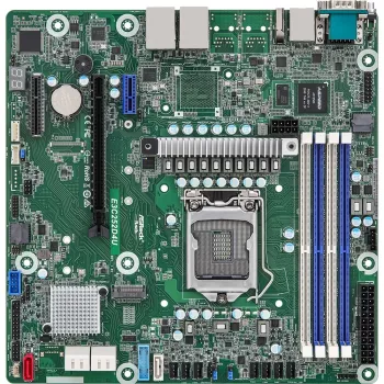 Emaplaat ASRock E3C252D4U Intel C252 micro ATX LGA 1200, 4x DDR4 DIMM, max 32 GB, M.2, SATA, RAID5, Intel I210