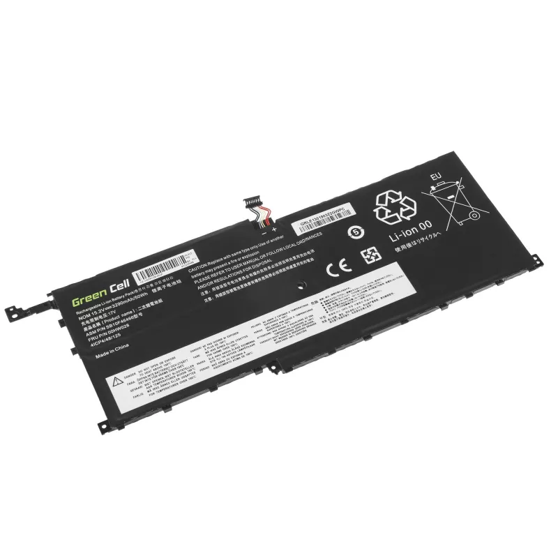 Aku roheline Cell LE130 Lenovo ThinkPad X1 Carbon 4th Gen jaoks