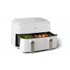 Philips 3000 seeria NA353/10 fritüür Topelt 9 L Eraldiseisev 2750 W Kuumaõhufritüür Hõbedane, Valge