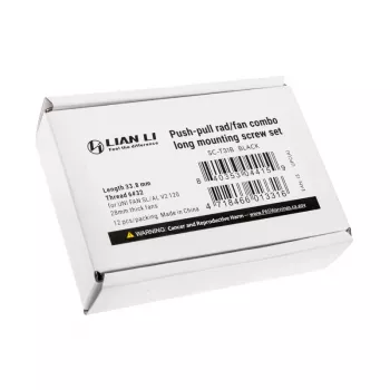 Kruvi Lian Li SC-T31B — 12 paigalduskruvi komplekt arvutikomponentidele