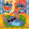 Laste pusle Ravensburger Disney Stitch — 3 x 49 tükki, sobib lastele