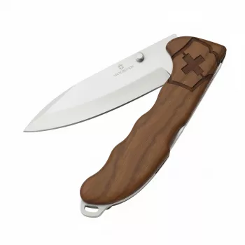 Kokkupandav nuga Victorinox Hunter Evoke Wood V-0.94 15.D630 — roostevabast terasest tera, puidust käepide