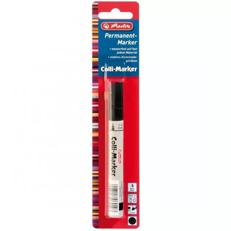 Püs marker Herlitz 8665408 Must 1 tk