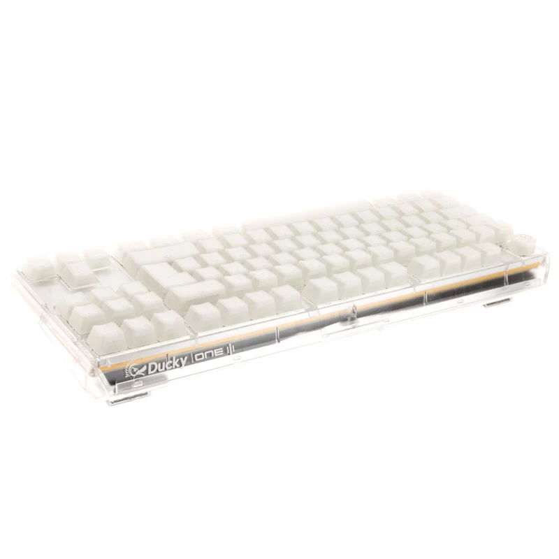 Ducky One 3 TKL klaviatuur mängimiseks USB QWERTZ saksa valge