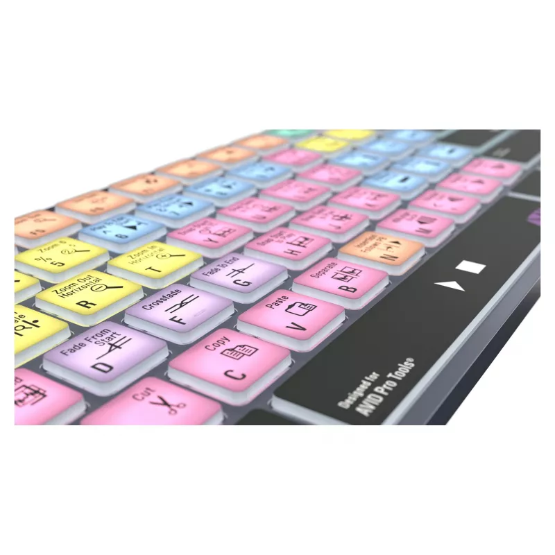 Mehaanilise stiiliga täissuuruses klaviatuur LogicKeyboard LKB-PT-TPC, USB + Bluetooth, QWERTZ saksa keel, Must