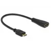 HDMI-kaabel DeLOCK 0,23 m mini-HDMI/HDMI