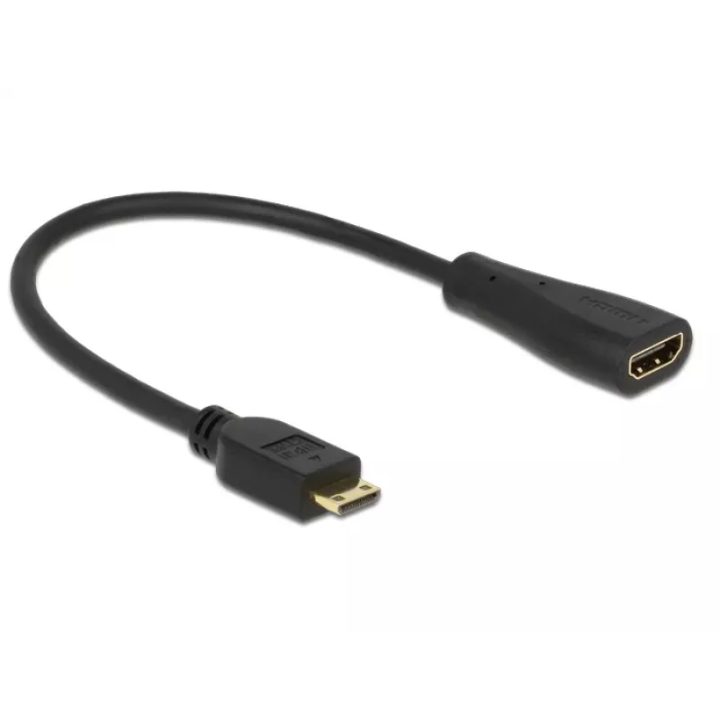 HDMI-kaabel DeLOCK 0,23 m mini-HDMI/HDMI