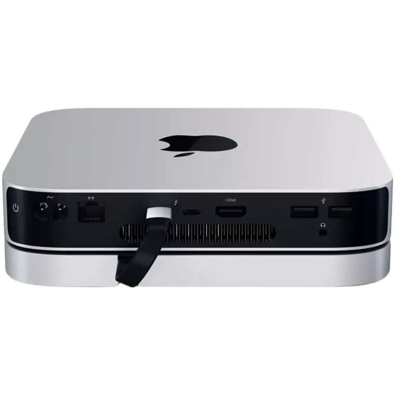 Satechi USB-C alumiiniumist alus ja jaotur Apple Mac mini jaoks (hõbedane)
