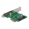 DeLOCK PCI Express x1 kaart 2 x USB USB-C™ emasporti