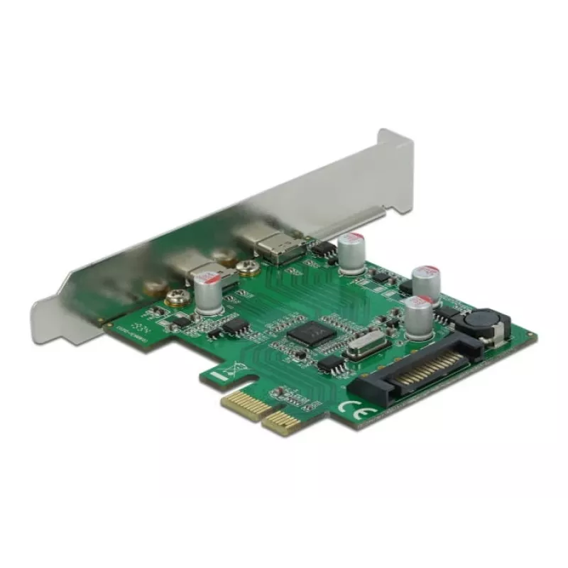 DeLOCK PCI Express x1 kaart 2 x USB USB-C™ emasporti
