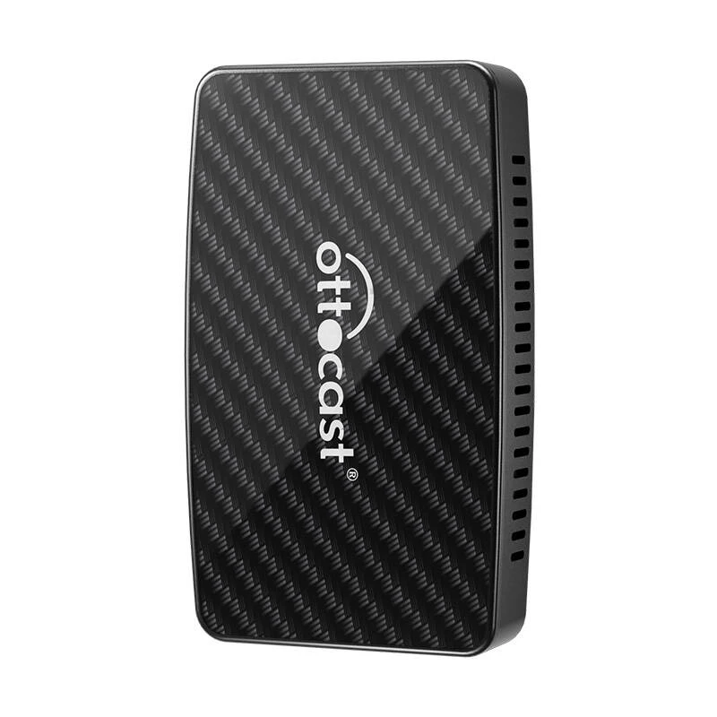 CarPlay/Android adapter Ottocast CA400-S — 4-ühes: juhtmevaba CarPlay ja Android Auto, juhtmega Apple CarPlay ja Android Auto, must