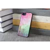 Kaitseümbris iKins Apple iPhone 8/7 jaoks vesilille mustriga, must