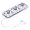 360mm ARGB PWM radiaatori ventilaatorikomplekt Jonsbo ZB-360 valge — 3x120mm PWM ARGB ventilaatorit vedelikjahutusradiaatoritele