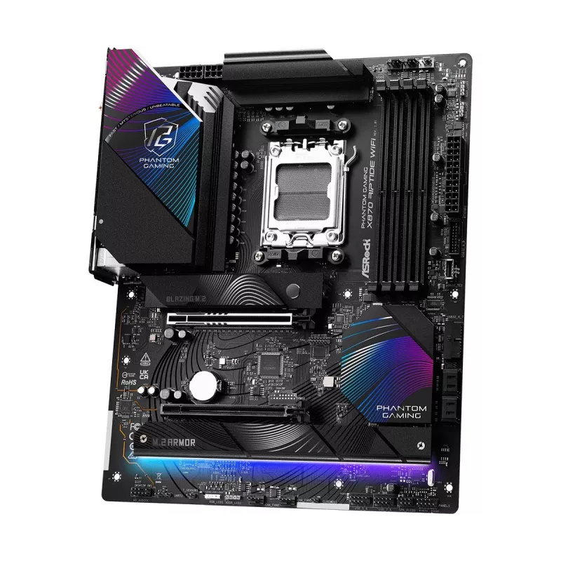 Emaplaat ASRock X870 Riptide WiFi — ATX, AMD X870, Socket AM5, DDR5, 4 DIMM, 256 GB, Wi‑Fi 7, 2.5GbE