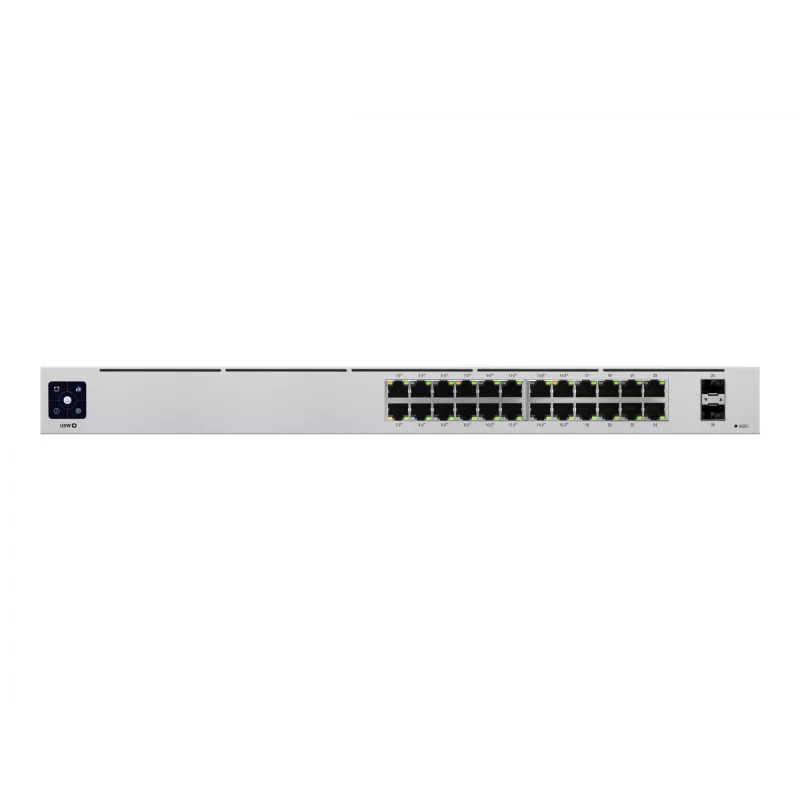 Ubiquiti UniFi 24-port PoE hallatav L2/L3 Gigabit Ethernet (10/100/1000) Power over Ethernet (PoE) 1U hõbedane