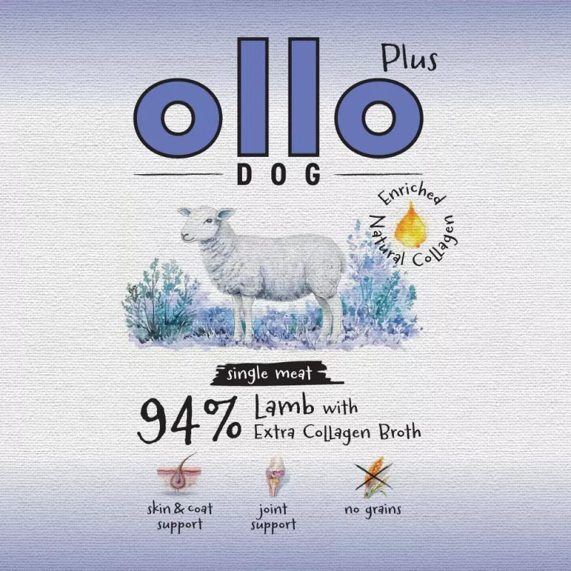 Ollo Plus Collageen Lambaliha 400g purk koerale