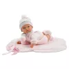 Nukk Llorens Nuttev Nukk 38938 Roosidest Valmistatud, 38 cm elutruu beebinukk