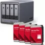 NAS-korpus UGREEN NASync DXP4800 Plus koos Western Digital sisemiste HDD-dega 16 TB (4 x 4 TB)