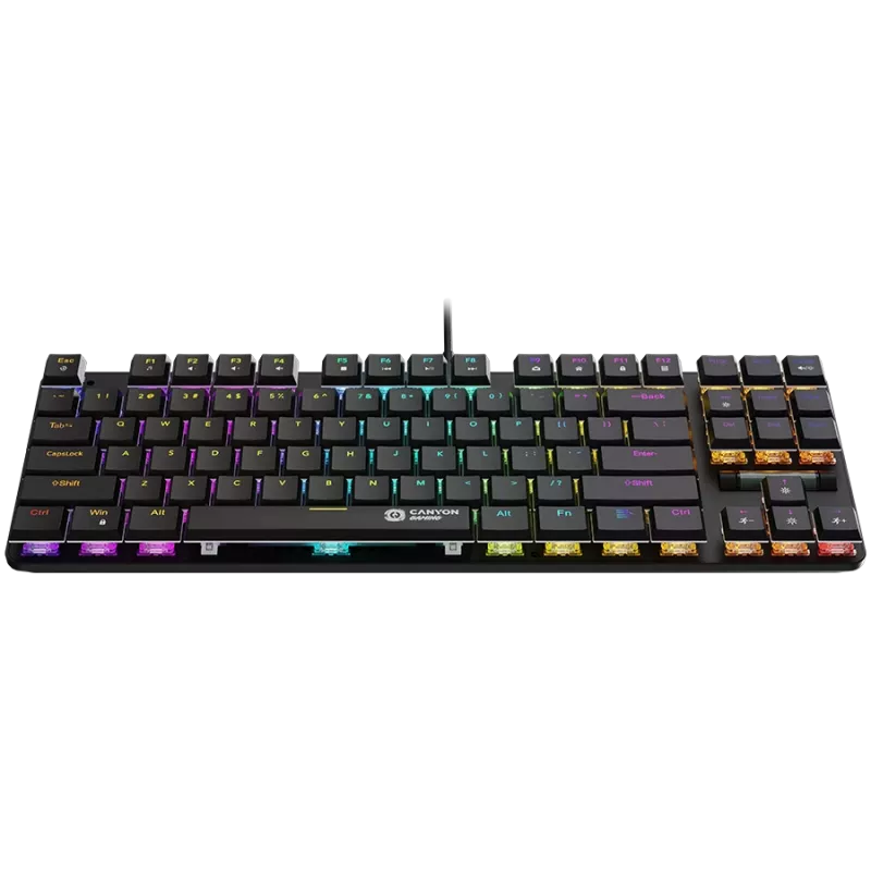 CANYON klaviatuur Cometstrike TKL GK-50 EN/RU Juhtmega