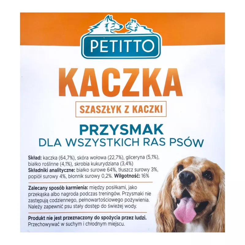 PETITTO Duck kebab koeramaius, 500 g
