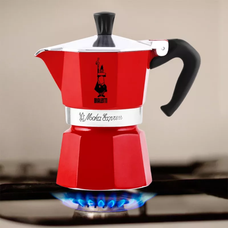 Bialetti Moka Express Moka pot Punane