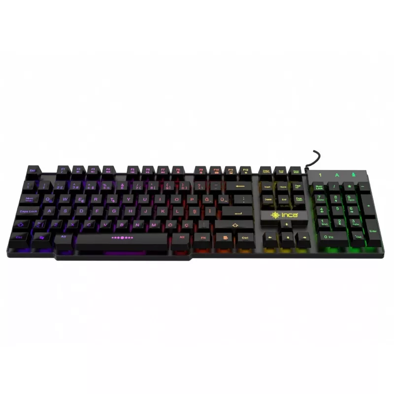Incase mänguklaviatuur IKG-446 Regenbogen, RGB, saksa paigutusega jaemüük