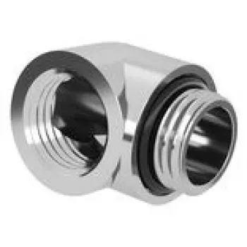 Barrow Adapter 90° G1/4 Isane -> G1/4 Emane, Roostevaba Teras (TDWT90-B01 SS)