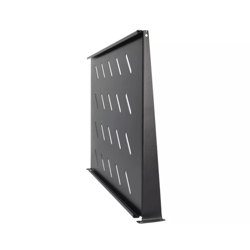 Riiul Extralink SHELF 1U 19-tolliste seinakappide jaoks, 1U, 300 mm, must, metall