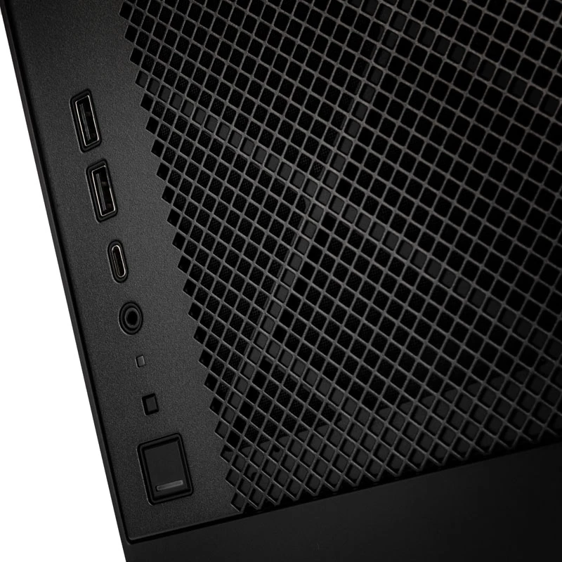 SilverStone ALTA G1M - microATX torn - micro ATX - toiteplokita (SFX12V/SFX-L12V) - must - USB/heli