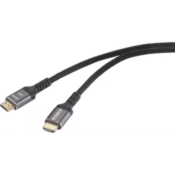 SpeaKa Professional HDMI-ühenduskaabel HDMI-A pistik pistik must SP-13125620 8K UHD (SP-13125620)