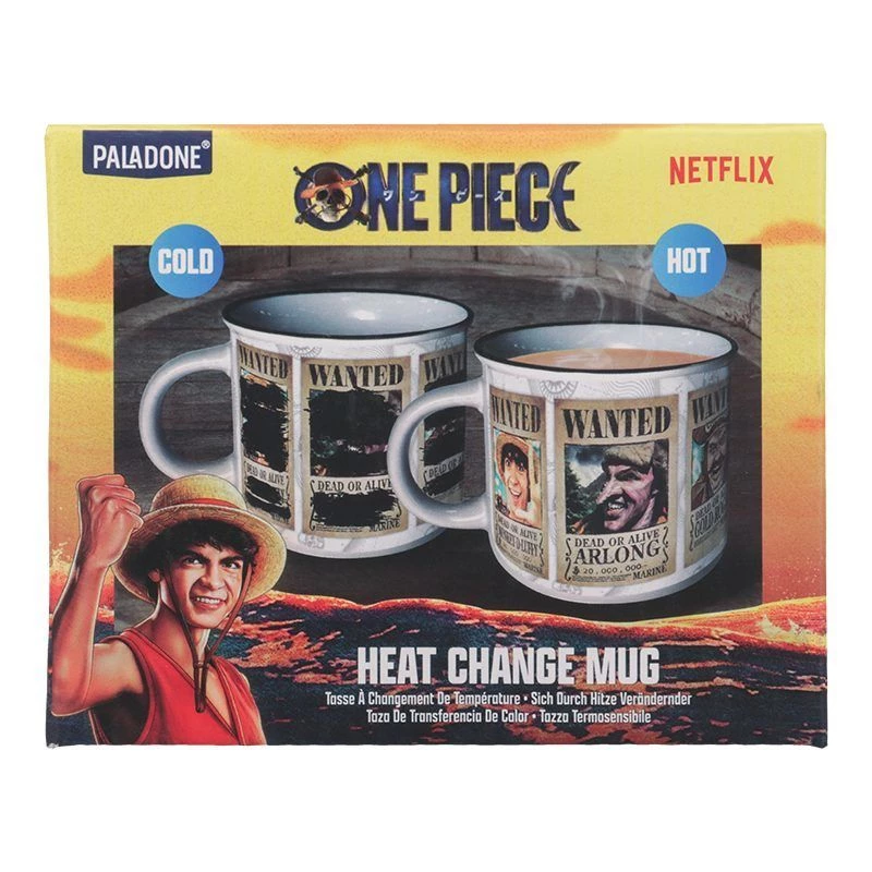 Heat Change kruus Paladone One Piece 300 ml - värvimuutev keraamiline kruus
