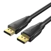 DisplayPort 1.4 kaabel Vention HCCBI, 3 m, 8K@60Hz / 4K@120Hz, 80 Gbit/s, kullatud kontaktidega, must