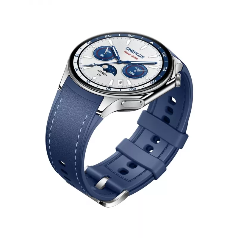 Nutikell ONEPLUS OnePlus Watch 2 47 mm, 1.43 tolli AMOLED, 466×466, 32 GB, Wi‑Fi, GPS, sinine korpus