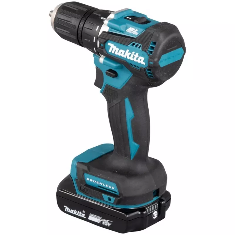Makita DDF487RAJ akukruvikeeraja/löökkeeraja 1700 RPM must, roheline