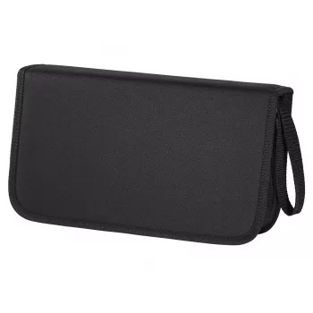 Hama Nylon Wallet 104 Cd, 104 plaati, must, nailon