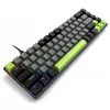 Mehaaniline klaviatuur MEDIA-TECH MT1260 Red Core MX60, 60% vormitegur, CHERRY MX Red lülitid, RGB taustvalgustus, USB, roheline