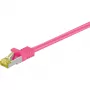 Võrgukaabel Goobay RJ-45 CAT7 3 m lilla S/FTP