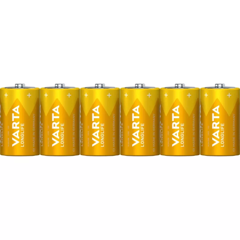 Ühekordne patarei Varta Longlife Extra D 6x