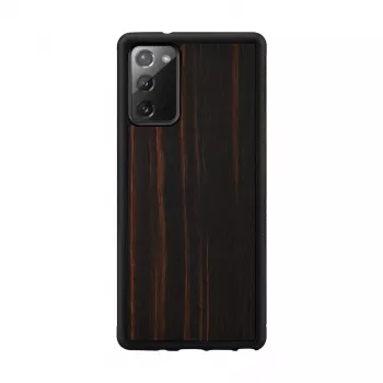 Kaitsev telefoniümbris Man and Wood Samsung Galaxy Note 20 jaoks — eebenmust